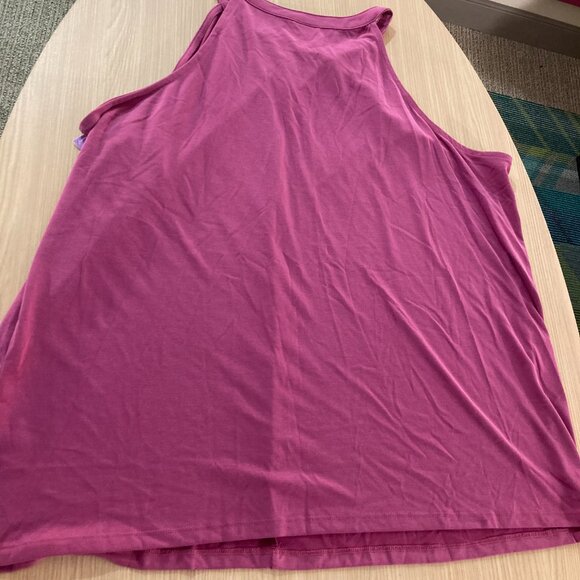Torrid Plum Purple Sleeveless Top 4 4X Keyhole Modal Modal Blend GUC Tank Top - Picture 3 of 3